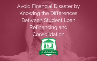 student loan refinance consolidation differences