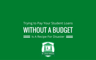 student loan success budget introduction