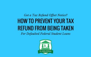 federal student loan tax refund offset