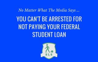 arrested for federal student loans